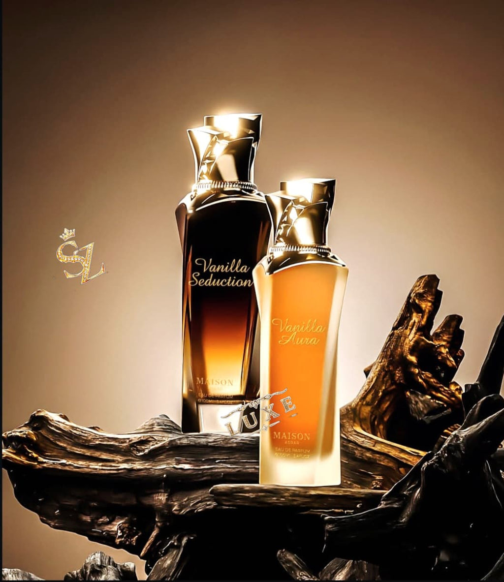 BUNDLE VANILLA AURA & VANILLA SEDUCTION EDP 100ML UNISEX BY MAISON ASRAR