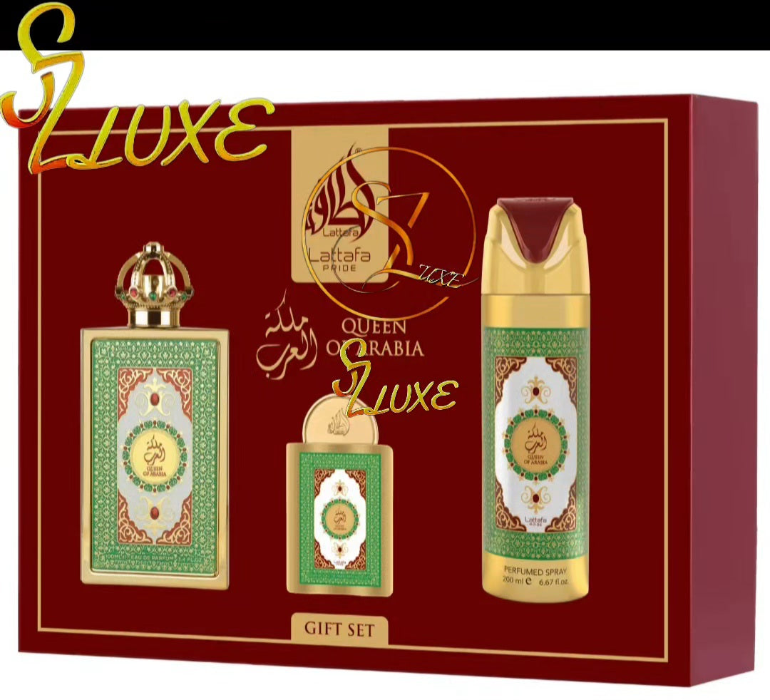 QUEEN OF ARABIA GIFT SET EDP 100ML FOR WOMEN BY LATTAFA