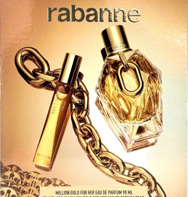 MILLION GOLD EDP 90ML FOR WOMEN BY PACO RABANNE