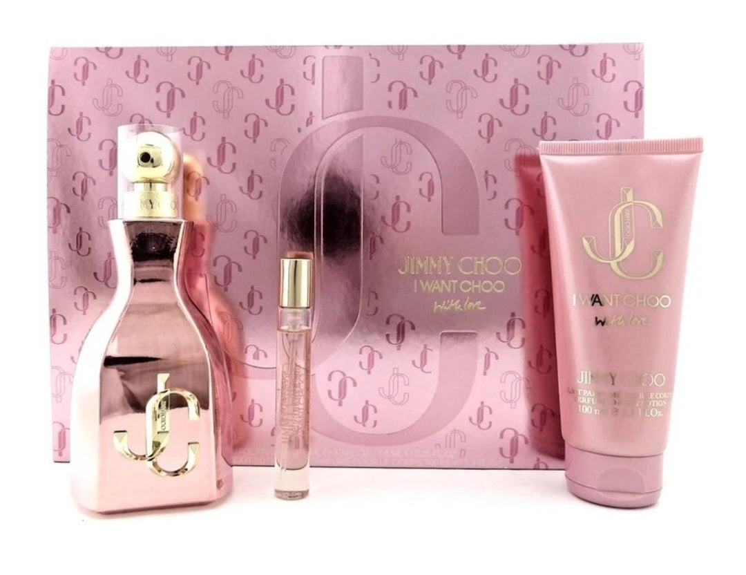 I WANT CHOO FOR LOVE EDP 100ML SET FOR WOMEN
