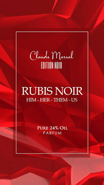 RUBIS NOIR PURE 24%OIL PARFUM BY CLAUDE MARSAL